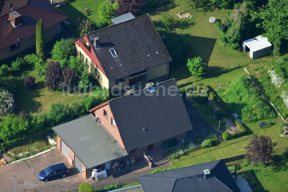 Luftbild Steinburg OT Sprenge - Einfamilienhäuser in Steinburg OT Sprenge im Bundesland Schleswig-Holstein