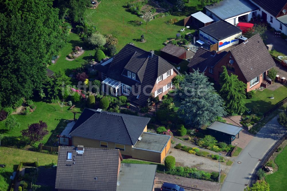 Luftaufnahme Steinburg OT Sprenge - Einfamilienhäuser in Steinburg OT Sprenge im Bundesland Schleswig-Holstein