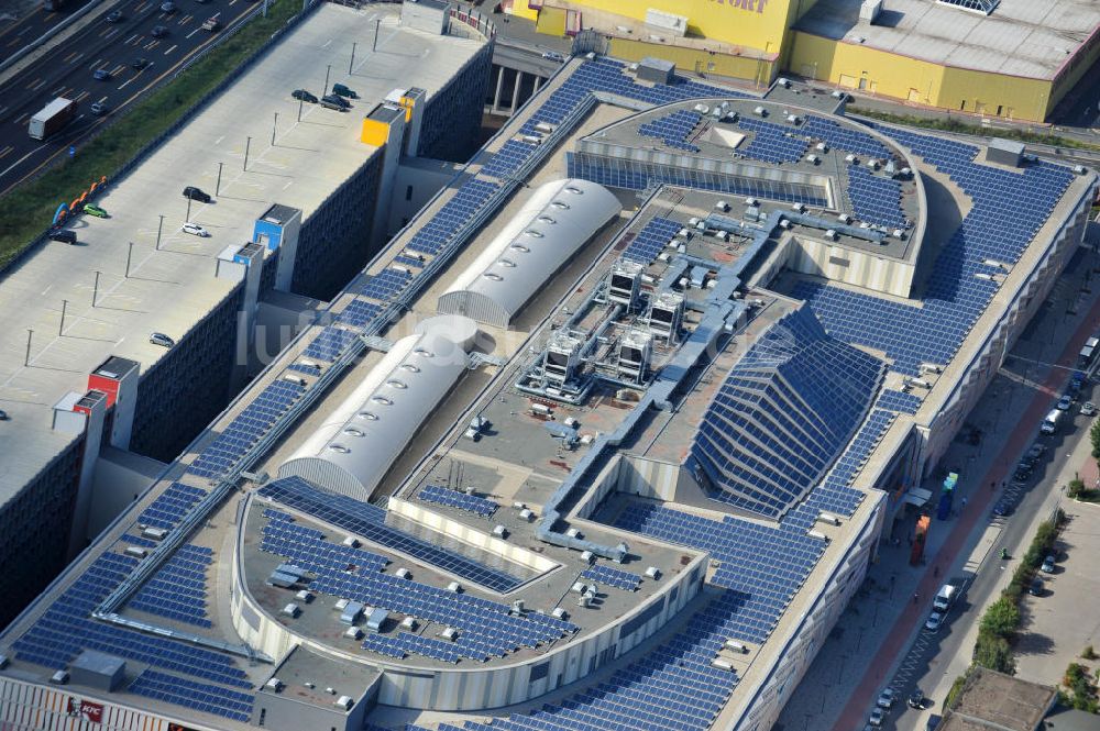 Weiterstadt aus der Vogelperspektive: Einkaufs- und Geschäftszentrum LOOP5 Shopping Centre in 64331 Weiterstadt