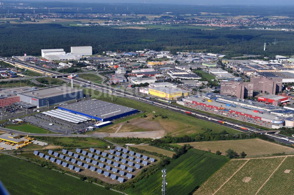 Luftaufnahme Weiterstadt - Einkaufs- und Geschäftszentrum LOOP5 Shopping Centre in 64331 Weiterstadt