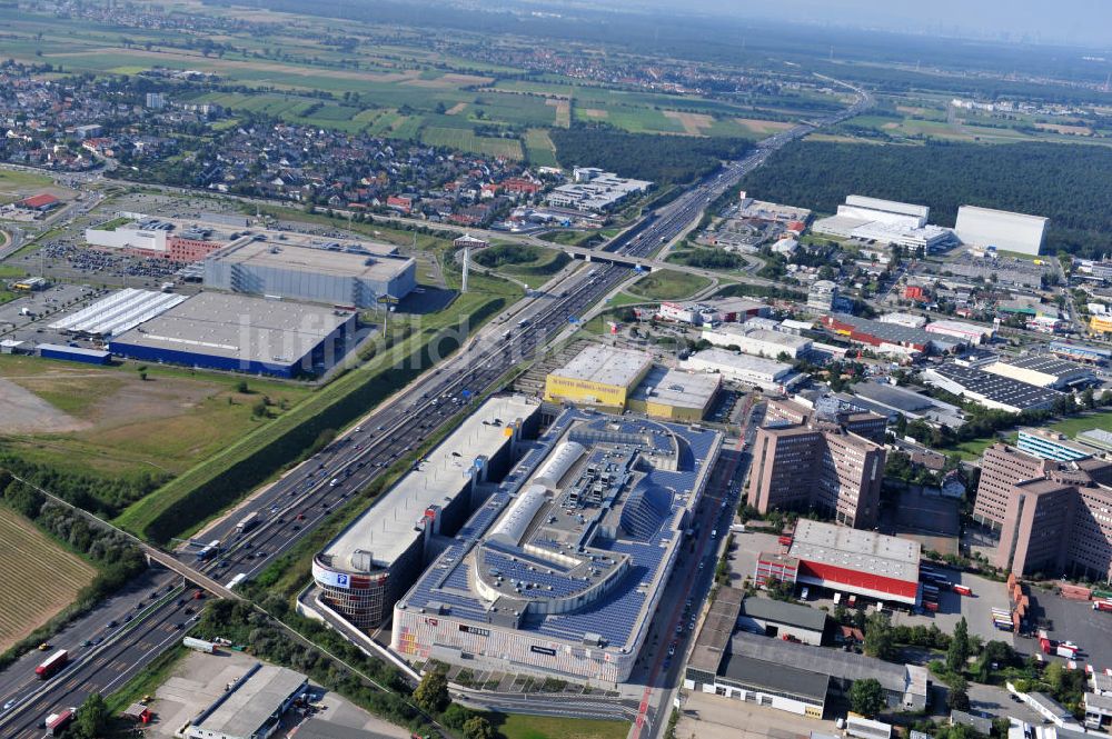 Luftbild Weiterstadt - Einkaufs- und Geschäftszentrum LOOP5 Shopping Centre in 64331 Weiterstadt