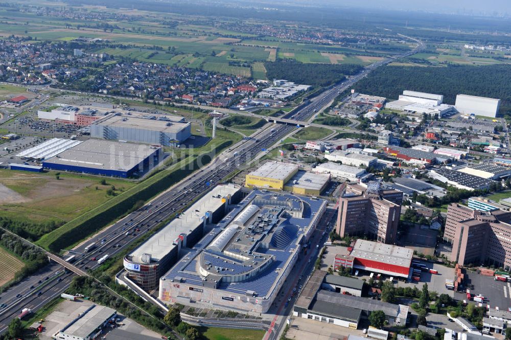 Luftaufnahme Weiterstadt - Einkaufs- und Geschäftszentrum LOOP5 Shopping Centre in 64331 Weiterstadt