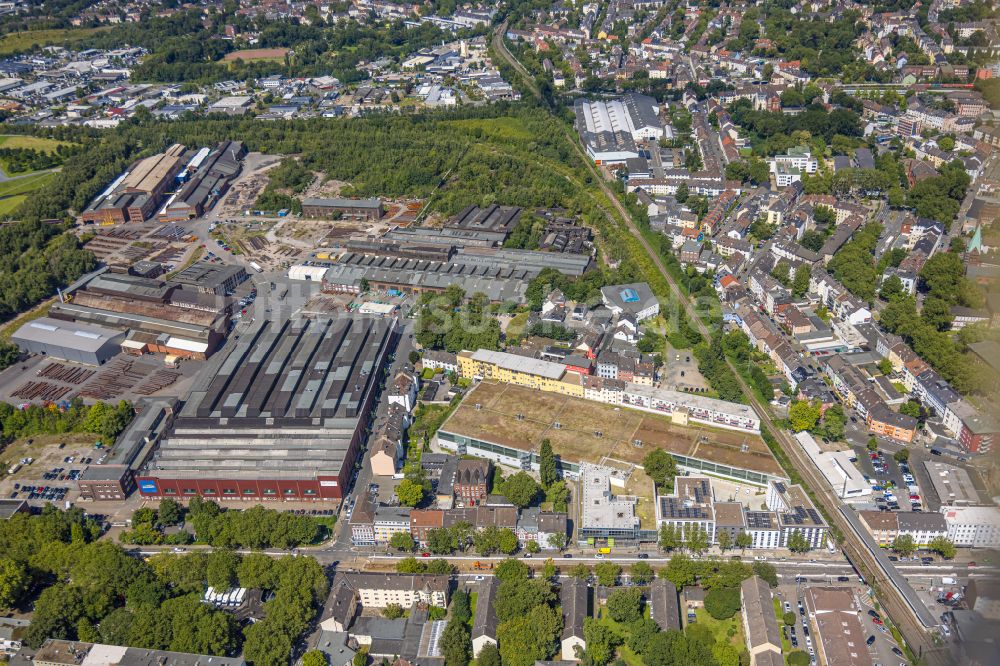 Luftbild Bochum - Einkaufs- Zentrum an der Alleestraße im Ortsteil Innenstadt in Bochum im Bundesland Nordrhein-Westfalen, Deutschland