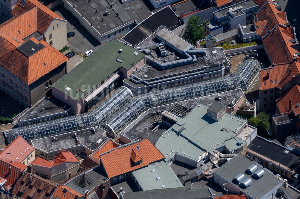 Braunschweig aus der Vogelperspektive: Einkaufs- Zentrum Burgpassage in Braunschweig im Bundesland Niedersachsen, Deutschland