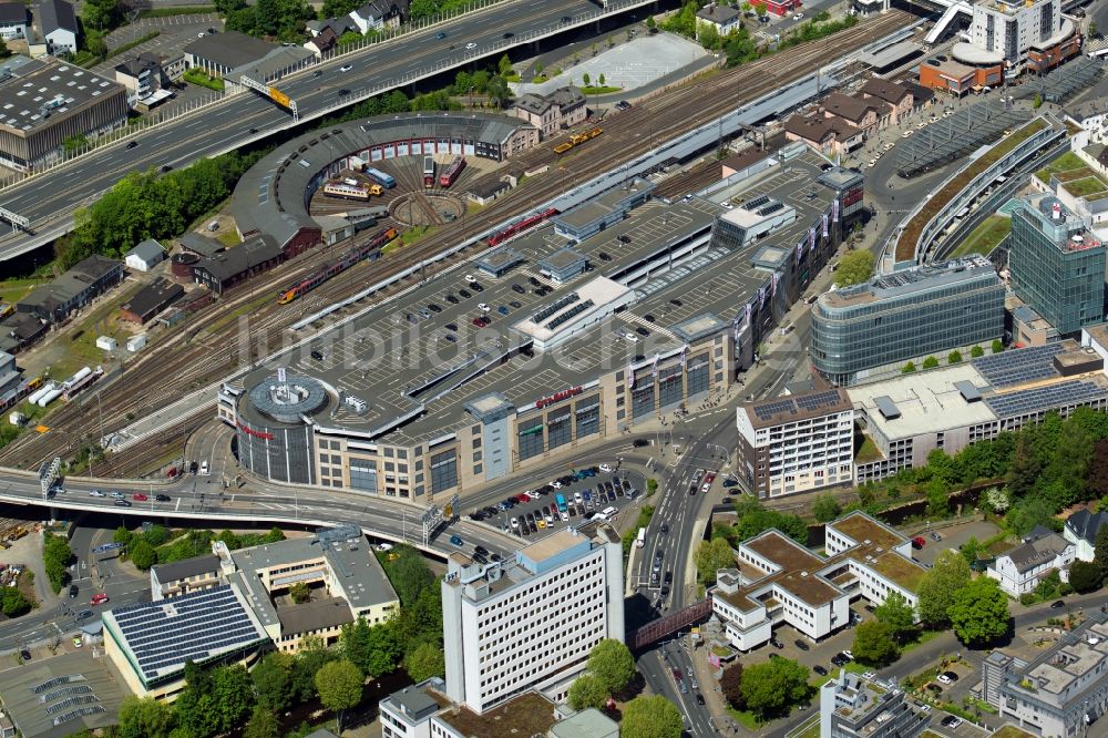 Luftbild Siegen - Einkaufs- Zentrum City-Galerie Siegen in Siegen im Bundesland Nordrhein-Westfalen, Deutschland