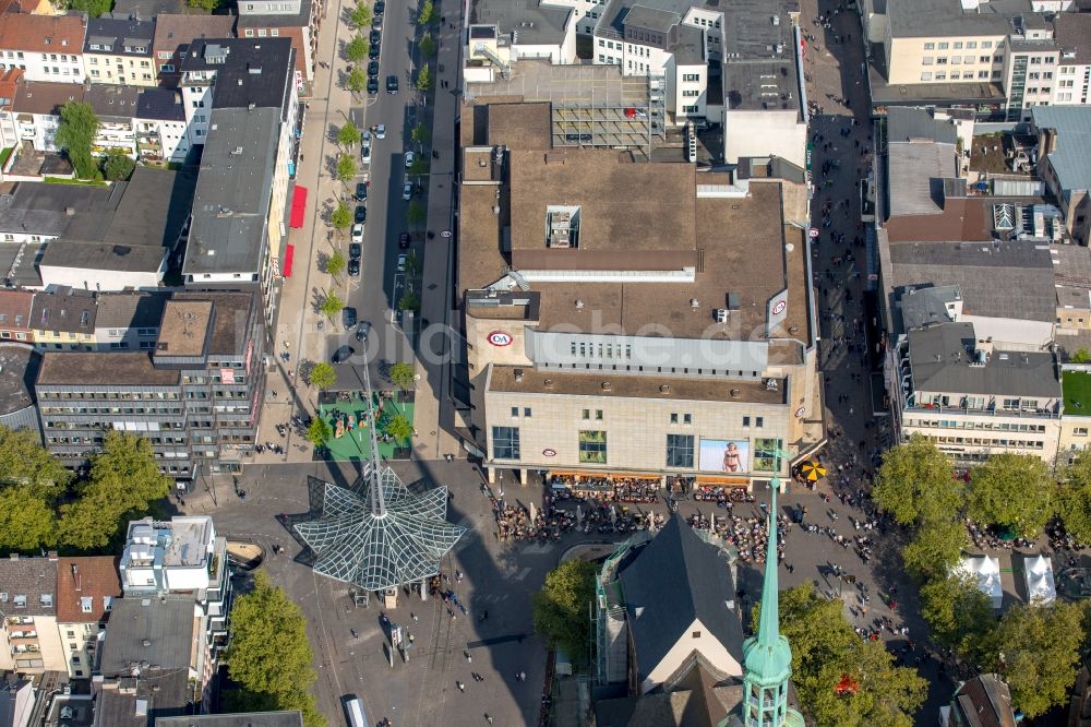 Luftaufnahme Dortmund - Einkaufs- Zentrum C&A in Dortmund im Bundesland Nordrhein-Westfalen, Deutschland