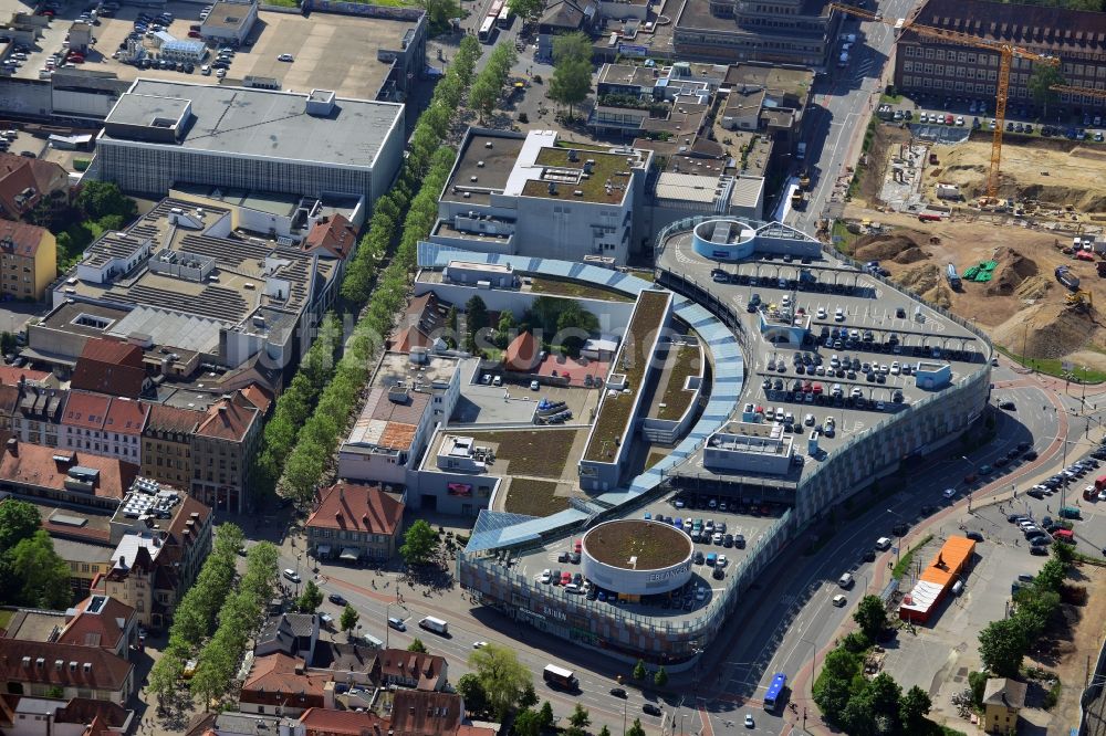 Luftbild Erlangen - Einkaufs- Zentrum ERLANGEN ARCADEN in Erlangen im Bundesland Bayern, Deutschland