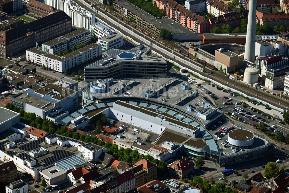 Luftbild Erlangen - Einkaufs- Zentrum ERLANGEN ARCADEN in Erlangen im Bundesland Bayern, Deutschland