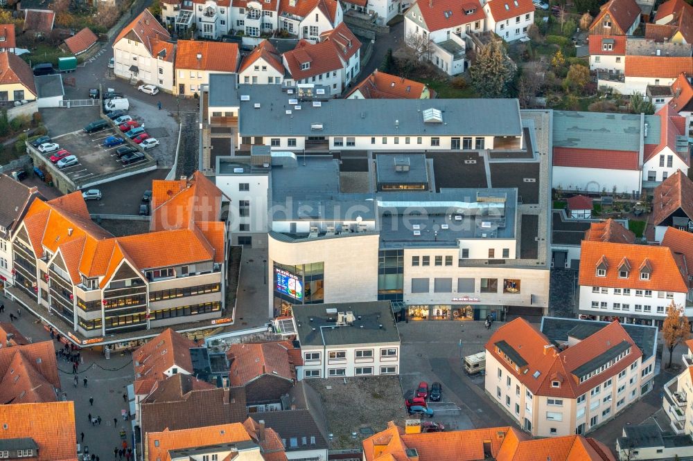 Soest aus der Vogelperspektive: Einkaufs- Zentrum Erlebnis-Modehaus Kress in Soest im Bundesland Nordrhein-Westfalen, Deutschland