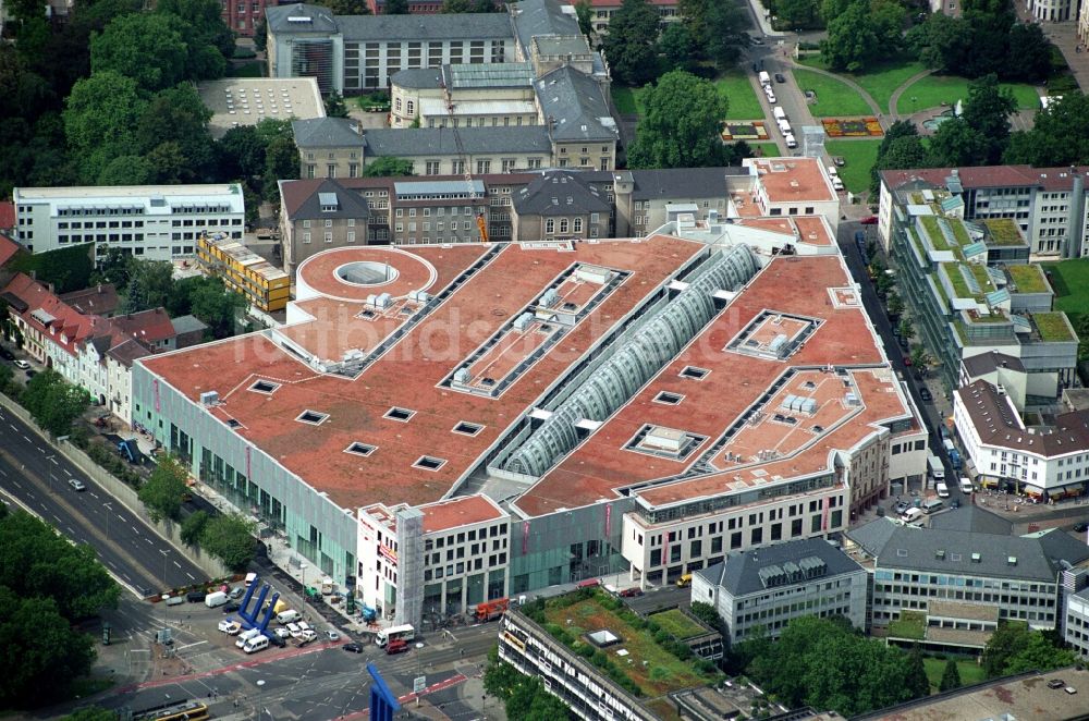 Luftbild Karlsruhe - Einkaufs- Zentrum Ettlinger Tor Karlsruhe in Karlsruhe im Bundesland Baden-Württemberg, Deutschland