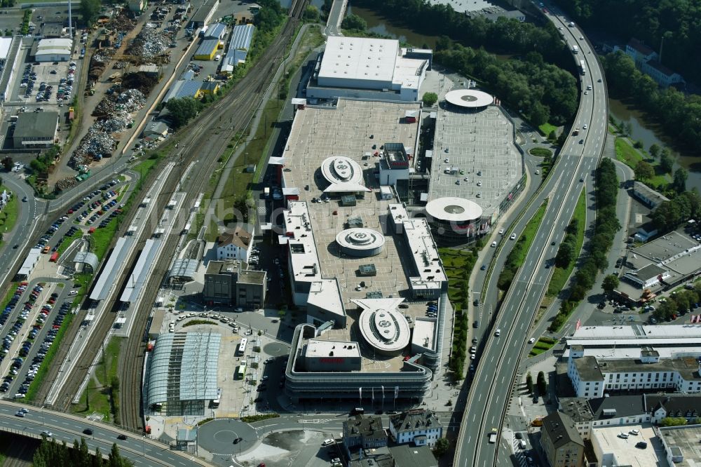 Wetzlar von oben - Einkaufs- Zentrum Forum Wetzlar in Wetzlar im Bundesland Hessen, Deutschland