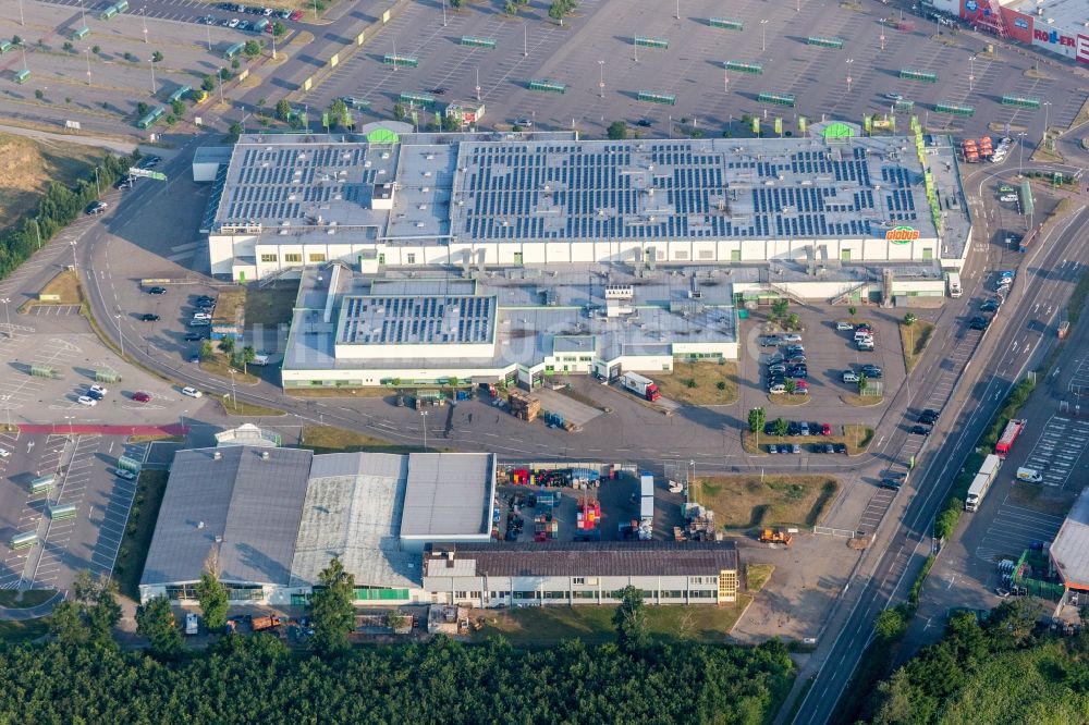 Luftbild Wiesental - Einkaufs- Zentrum Globus Wiesental in Wiesental im Bundesland Baden-Württemberg, Deutschland