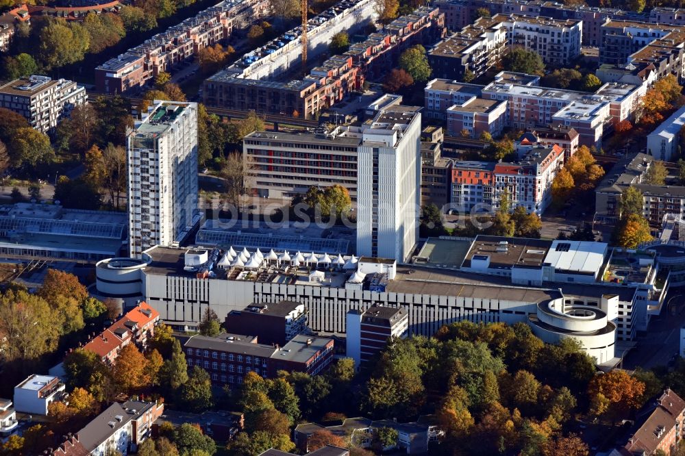 Hamburg von oben - Einkaufs- Zentrum Hamburger Meile in Hamburg, Deutschland