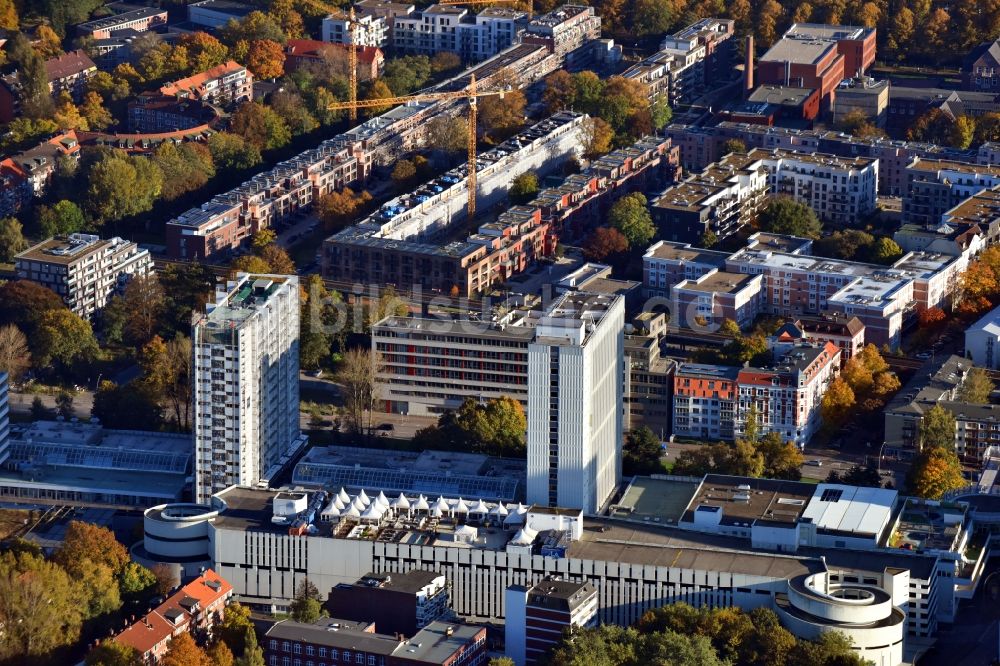 Hamburg aus der Vogelperspektive: Einkaufs- Zentrum Hamburger Meile in Hamburg, Deutschland