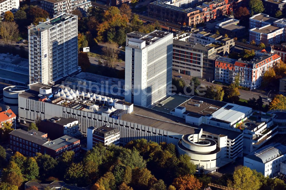 Hamburg von oben - Einkaufs- Zentrum Hamburger Meile in Hamburg, Deutschland