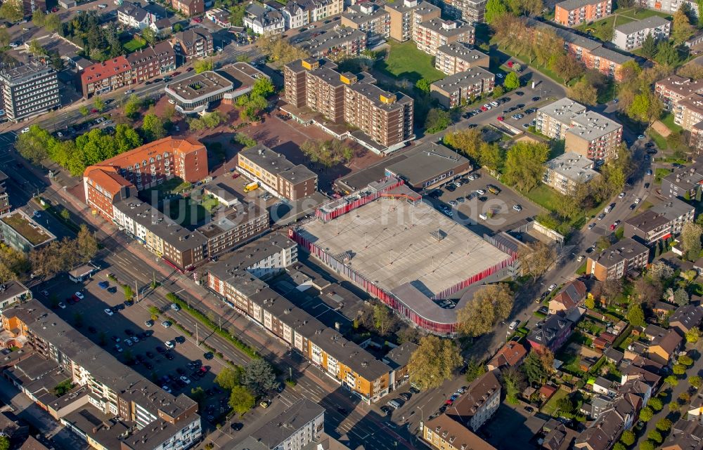 Luftaufnahme Duisburg - Einkaufs- Zentrum Kaufland Duisburg-Aldenrade in Duisburg im Bundesland Nordrhein-Westfalen, Deutschland