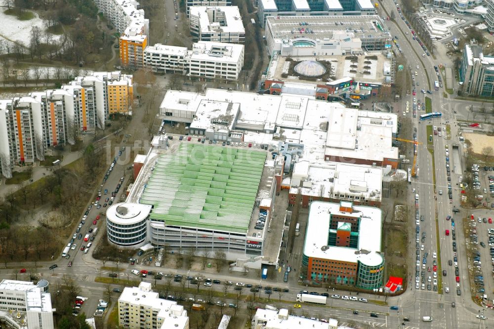 Luftaufnahme München - Einkaufs- Zentrum PEP Neuperlach in München im Bundesland Bayern, Deutschland