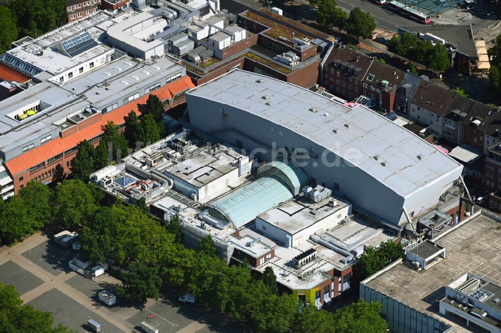 Luftbild Hamburg - Einkaufs- Zentrum QUARREE Wandsbek in Hamburg, Deutschland