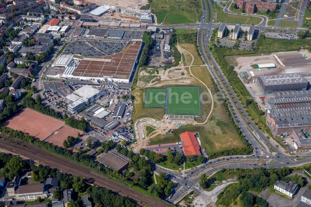 Luftbild Essen - Einkaufs- Zentrum real,- SB-Warenhaus GmbH in Essen im Bundesland Nordrhein-Westfalen, Deutschland