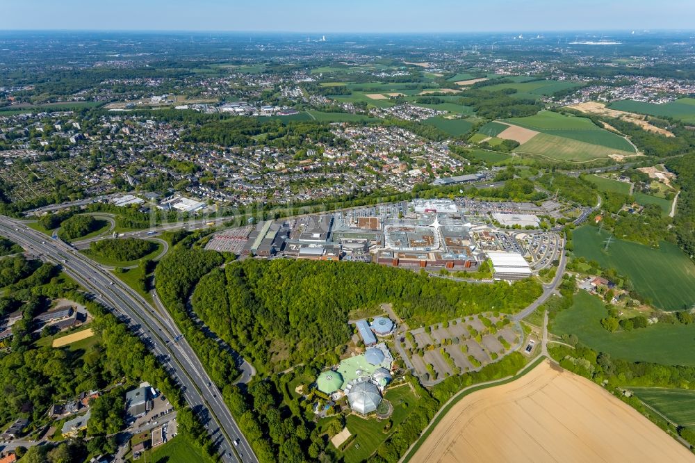 Luftaufnahme Bochum - Einkaufs- Zentrum Ruhr Park im Ortsteil Harpen in Bochum im Bundesland Nordrhein-Westfalen, Deutschland