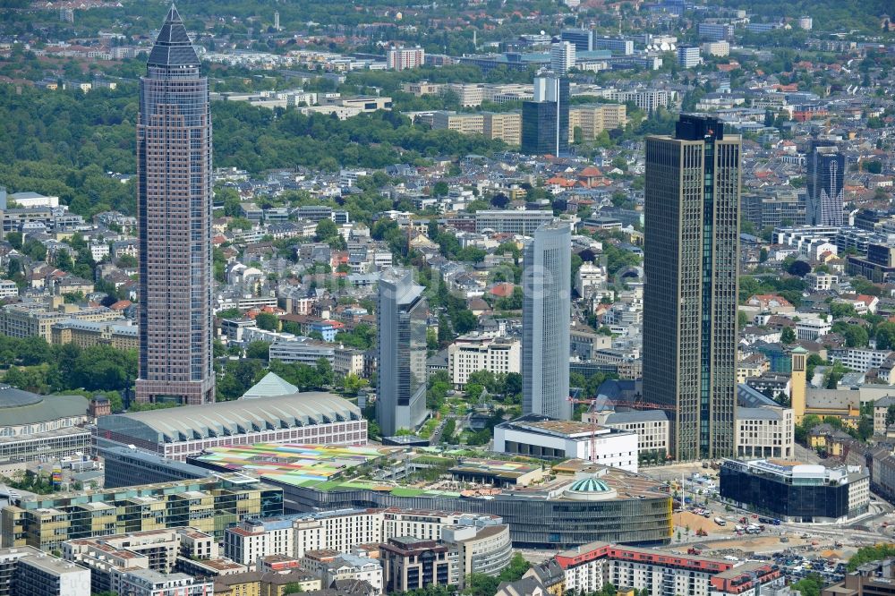 Frankfurt am Main von oben - Einkaufs- Zentrum Skyline Plaza im Ortsteil Gallus in Frankfurt am Main im Bundesland Hessen, Deutschland