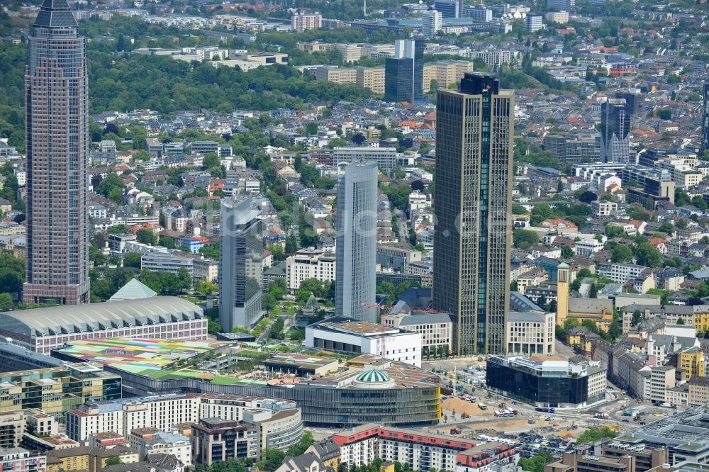 Luftbild Frankfurt am Main - Einkaufs- Zentrum Skyline Plaza im Ortsteil Gallus in Frankfurt am Main im Bundesland Hessen, Deutschland