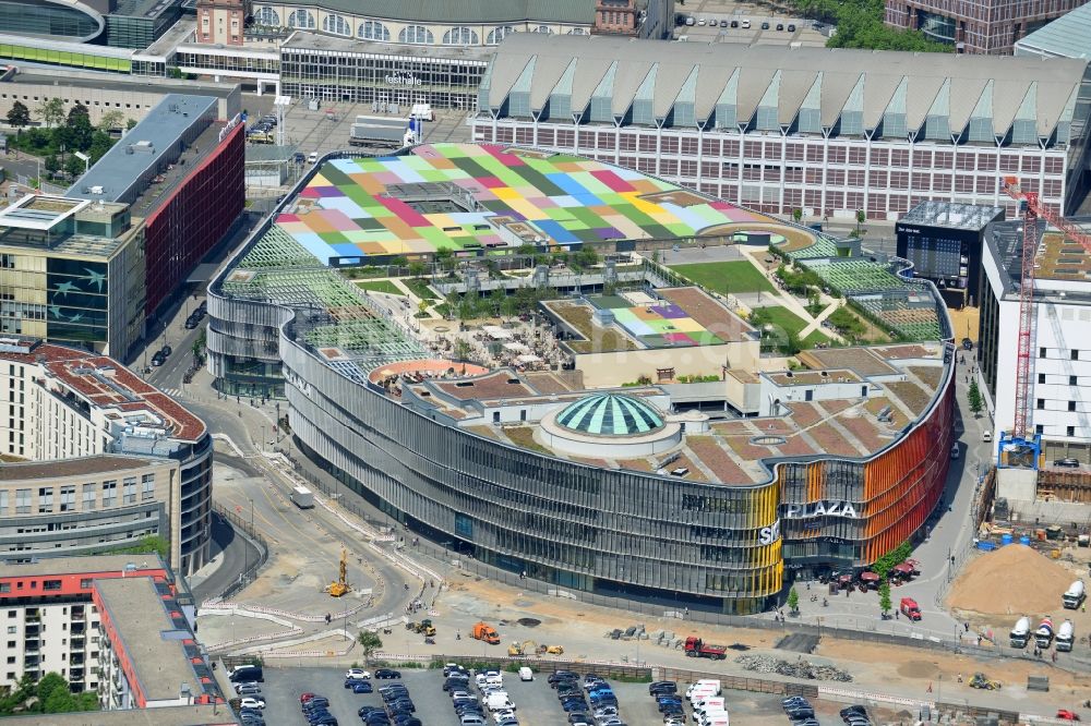 Luftbild Frankfurt am Main - Einkaufs- Zentrum Skyline Plaza im Ortsteil Gallus in Frankfurt am Main im Bundesland Hessen, Deutschland