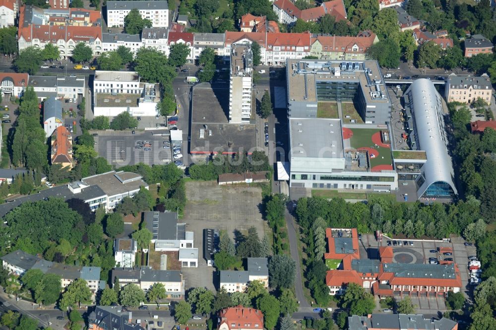 Luftbild Berlin - Einkaufs- Zentrum Zehlendorfer Welle im Ortsteil Zehlendorf in Berlin, Deutschland