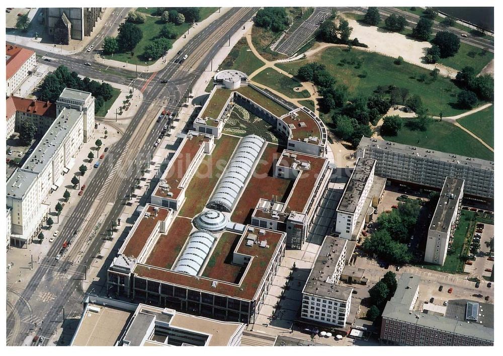 Luftbild Magdeburg - Einkaufscenter der ECE Hamburg im Magdeburger Stadtzentrum.