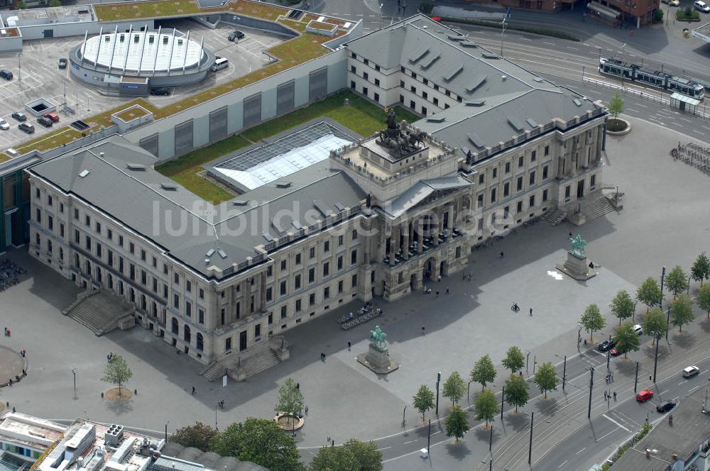 Luftbild Braunschweig - Einkaufscenter Schloss Arkaden Braunschweig