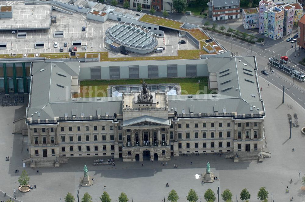 Luftbild Braunschweig - Einkaufscenter Schloss Arkaden Braunschweig