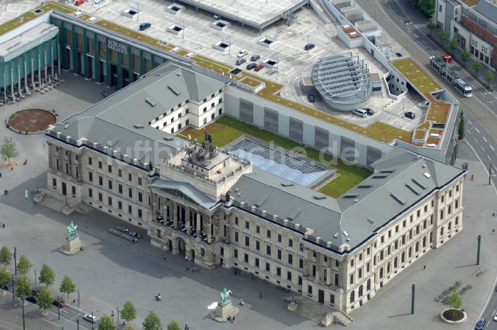 Luftbild Braunschweig - Einkaufscenter Schloss Arkaden Braunschweig