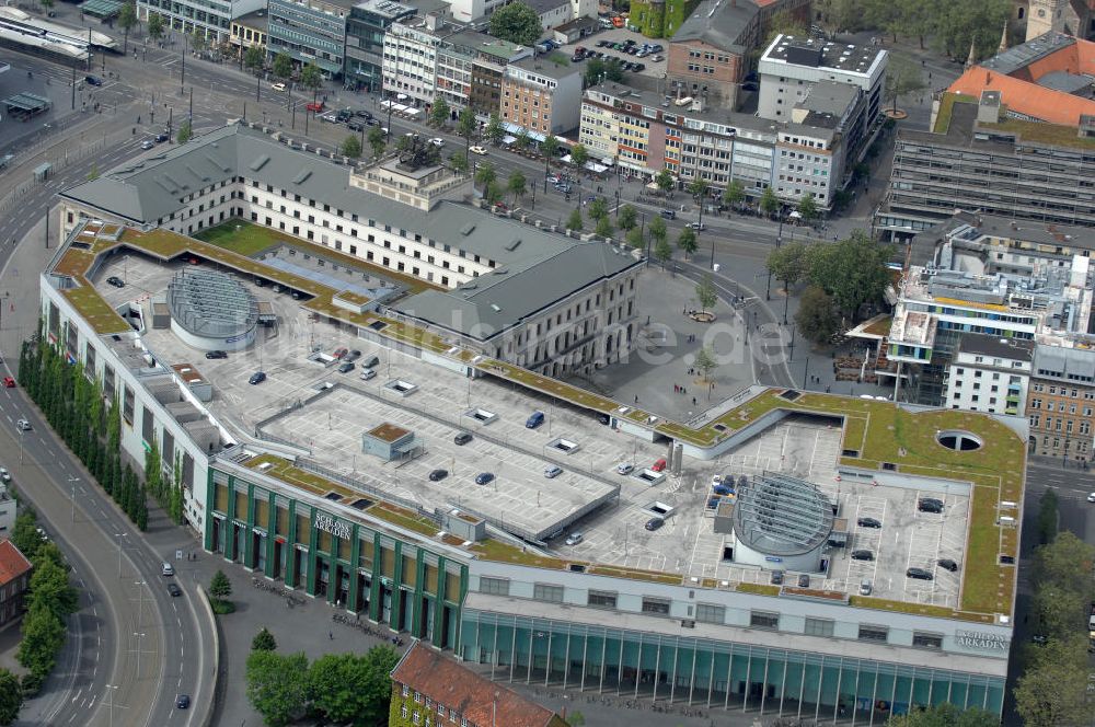 Luftbild Braunschweig - Einkaufscenter Schloss Arkaden Braunschweig