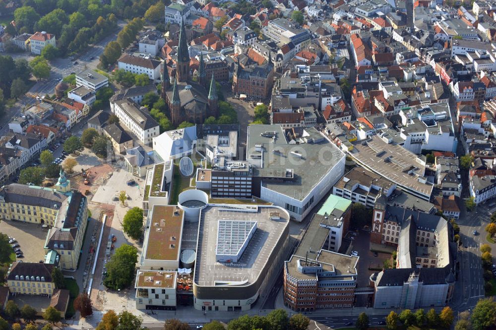 Oldenburg aus der Vogelperspektive: Einkaufscenter Schlosshoefe Oldenburg Niedersachsen