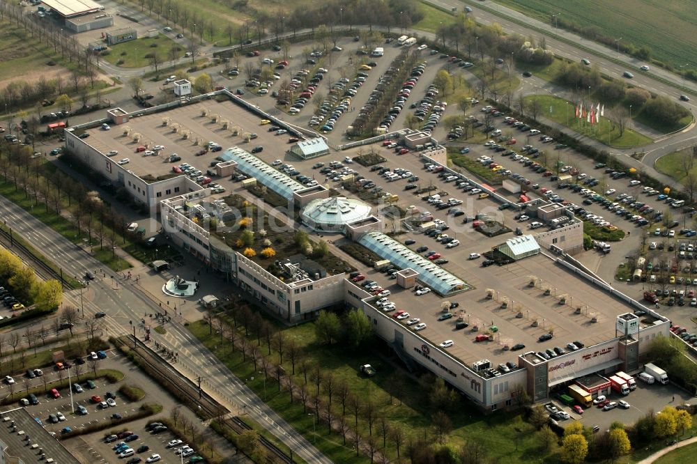 Luftbild Erfurt - Einkaufscenter Thüringen-Park in Erfurt im Bundesland Thüringen