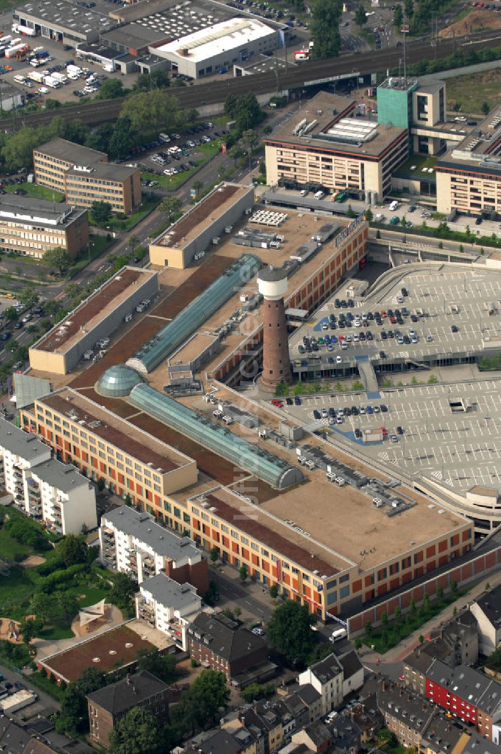 KÖLN aus der Vogelperspektive: Einkaufscentrum Köln Arcaden