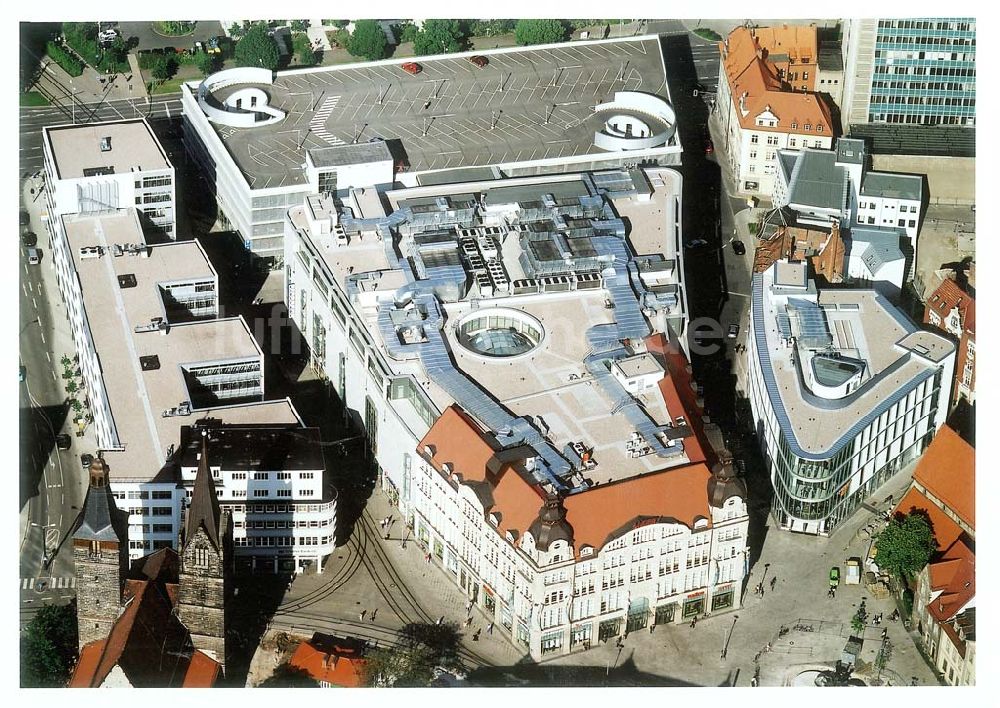 Erfurt aus der Vogelperspektive: Einkaufsgalerie Anger 1 in Erfurt - ein Projekt der ECE Projektmanagement GmbH Hamburg.