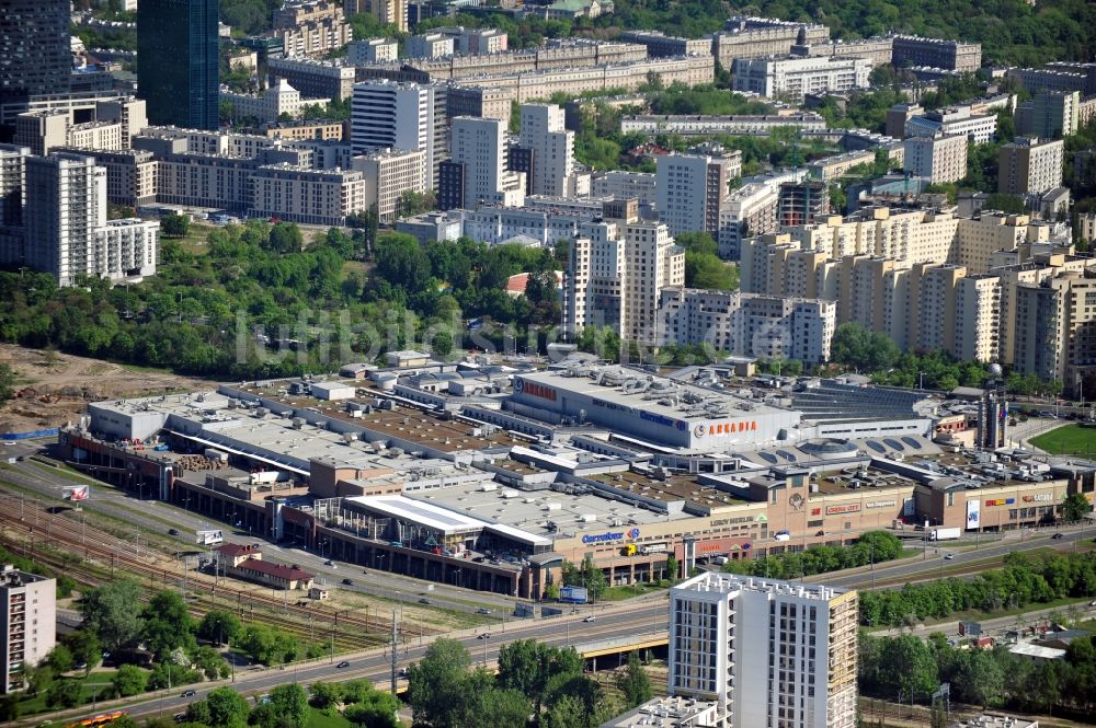 Warschau von oben - Einkaufszentrum Arkadia in Warschau / Warszawa