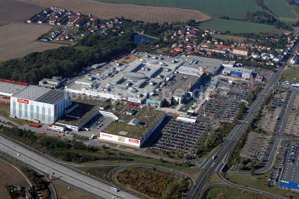 Luftbild Günthersdorf - Einkaufszentrum der ECE nova eventis.nova eventis Günthersdorf