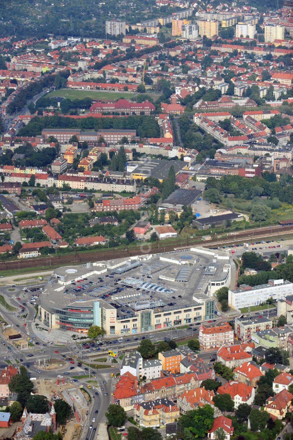 Luftbild Danzig / Gdansk - Einkaufszentrum Galeria Baltycka in Danzig, Polen