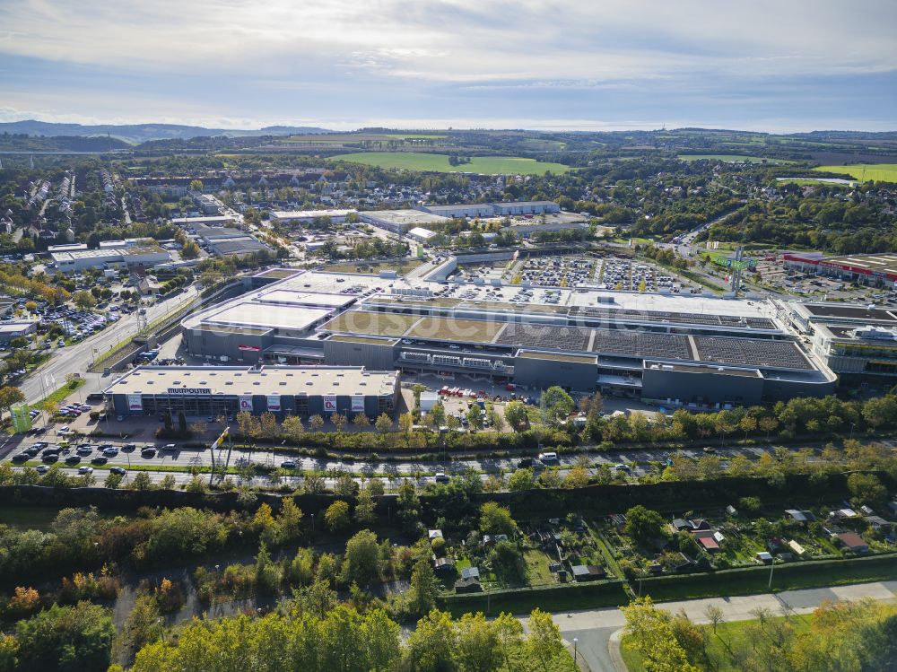 Luftaufnahme Dresden - Einkaufszentrum Kaufpark Dresden in Dresden im Bundesland Sachsen, Deutschland