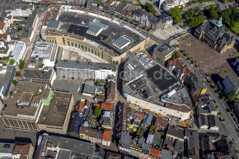 Luftbild Recklinghausen - Einkaufszentrum Löhrhof Center der ECE in Recklinghausen im Bundesland Nordrhein-Westfalen