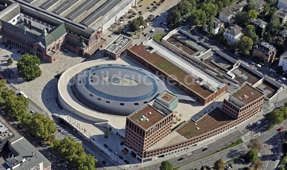 Wiesbaden aus der Vogelperspektive: Einkaufszentrum Lilien-Carré Wiesbaden