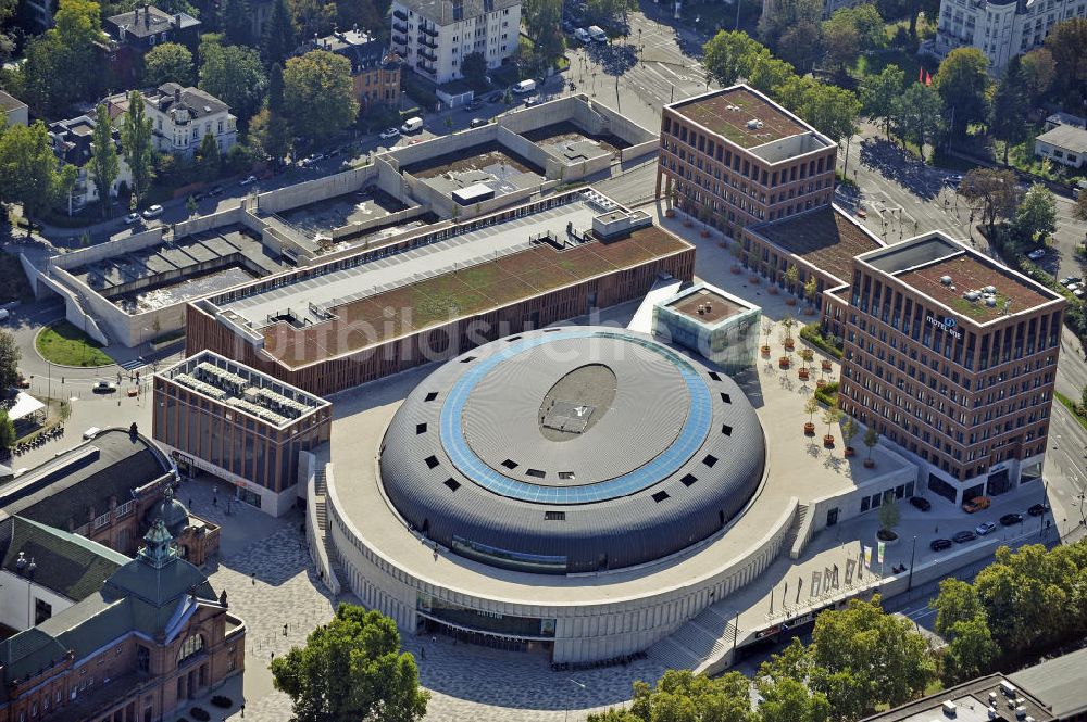 Wiesbaden aus der Vogelperspektive: Einkaufszentrum Lilien-Carré Wiesbaden