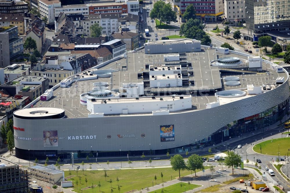 Luftaufnahme Essen - Einkaufszentrum Limbecker Platz in Essen