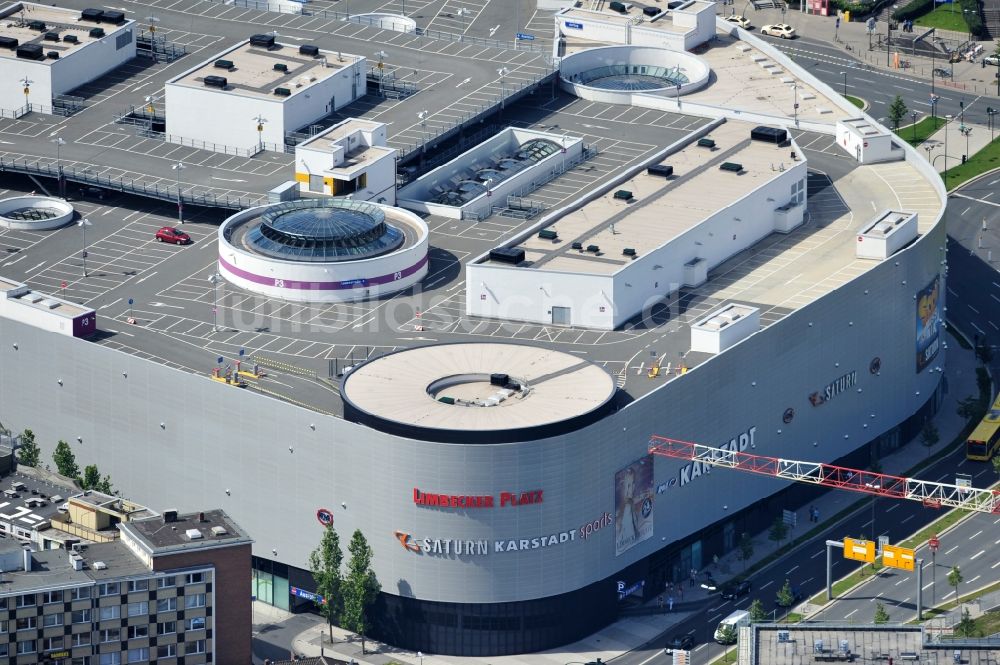 Essen von oben - Einkaufszentrum Limbecker Platz in Essen