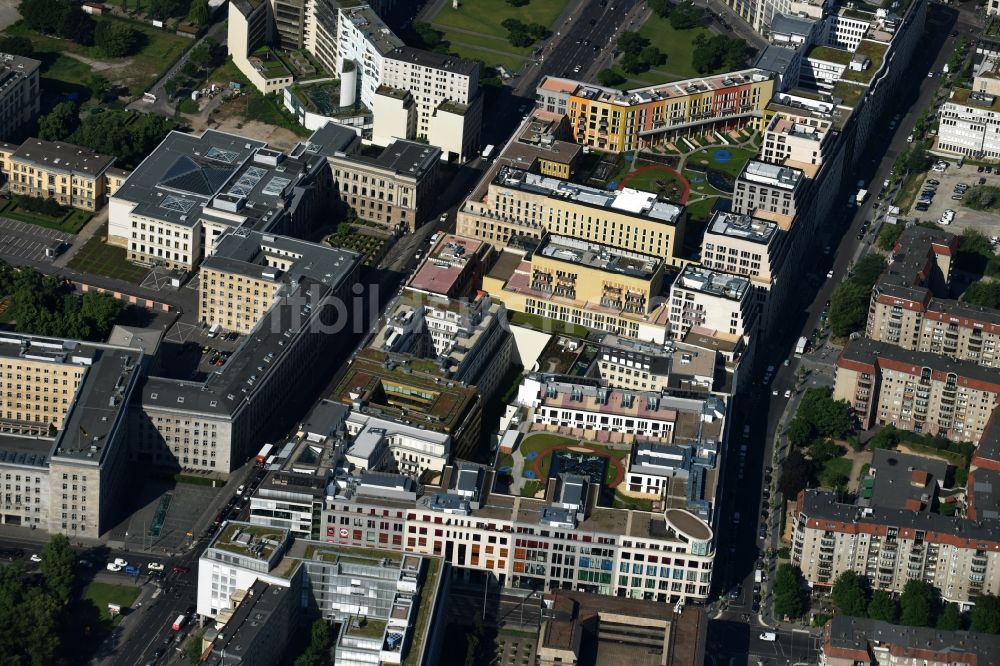 Luftaufnahme Berlin - Einkaufszentrum LP12 Mall of Berlin auf dem Wertheim Areal am Leipziger Platz in Berlin