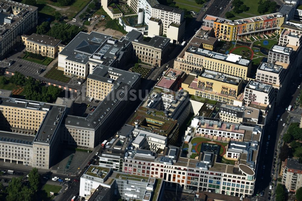 Luftbild Berlin - Einkaufszentrum LP12 Mall of Berlin auf dem Wertheim Areal am Leipziger Platz in Berlin