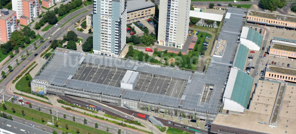 Halle / Saale / OT Neustadt aus der Vogelperspektive: Einkaufszentrum Neustadt Centrum in Halle / Saale