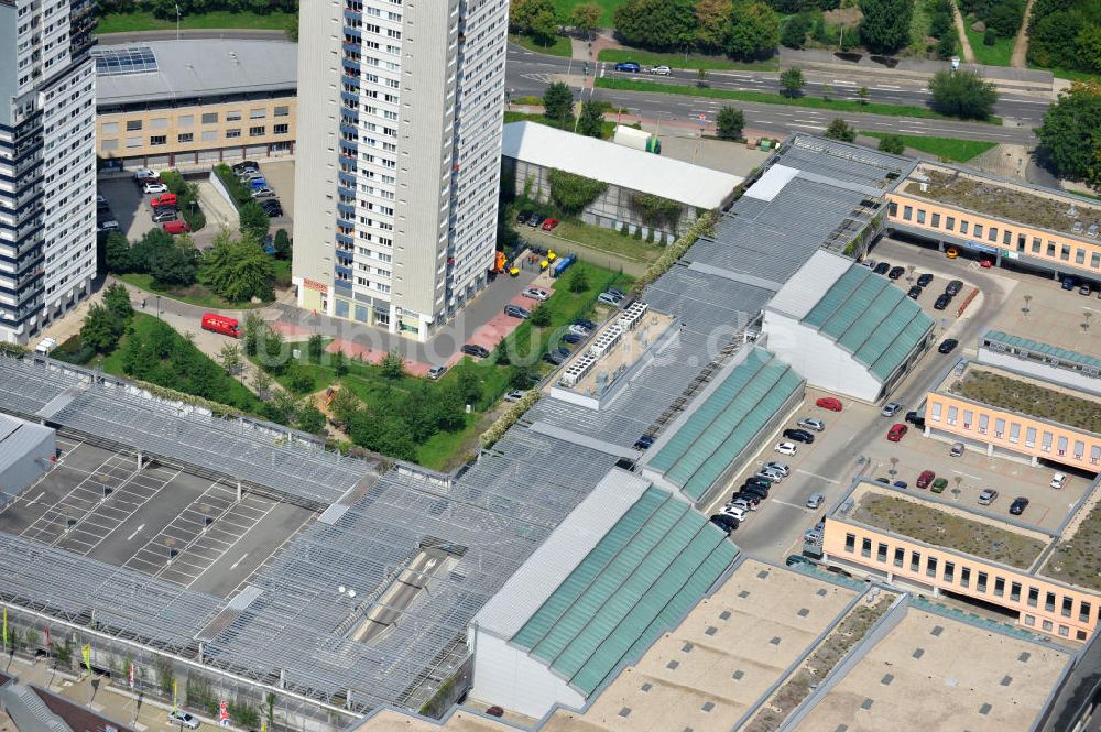 Luftaufnahme Halle / Saale / OT Neustadt - Einkaufszentrum Neustadt Centrum in Halle / Saale